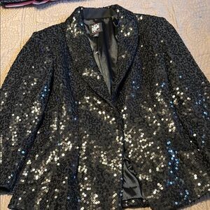 NY & Company Sequin Black Jacket